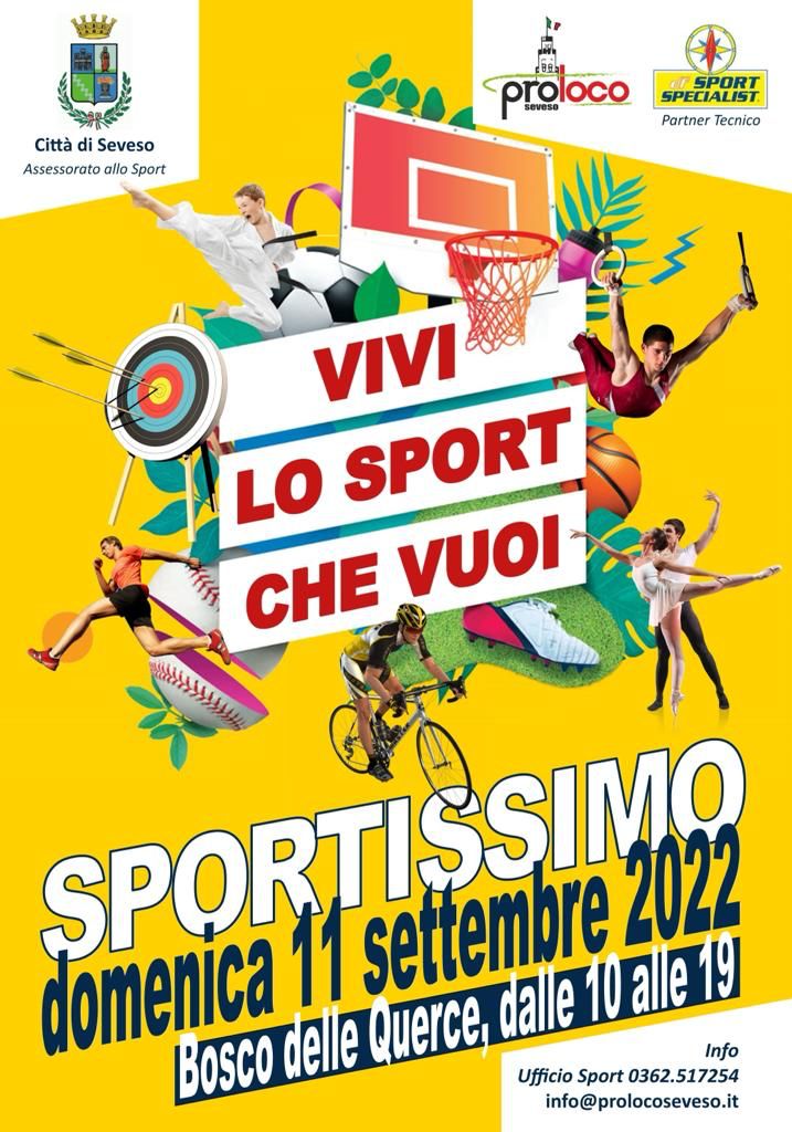 Sportissimo, vivi lo sport che vuoi